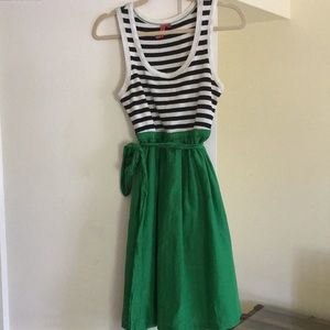 Anthropologie Walk A Ways Striped Dress L